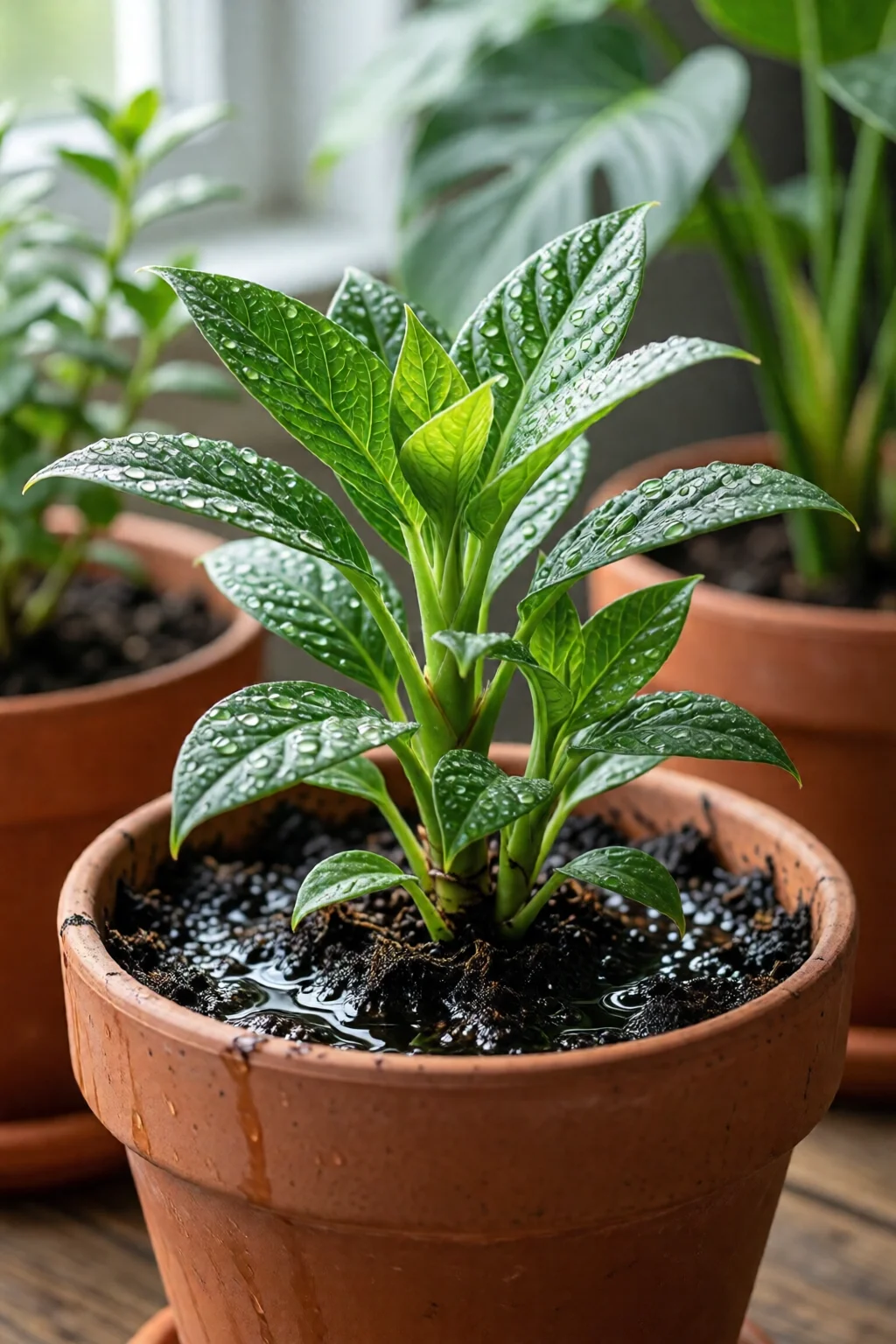 self watering planters for indoor plants