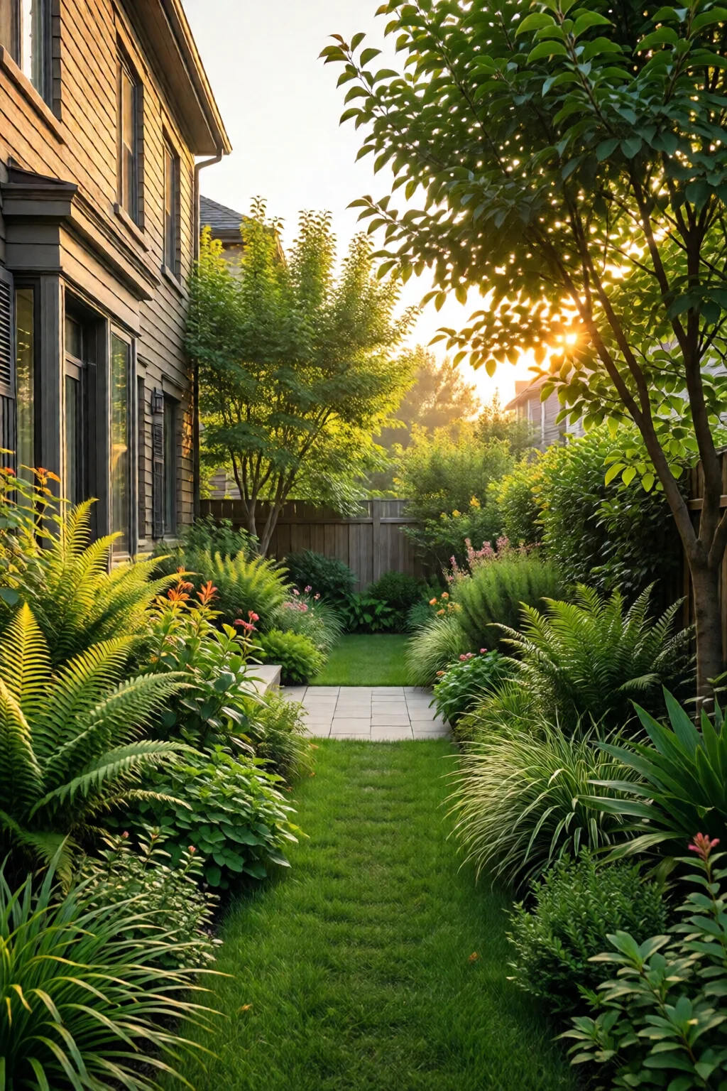side yard garden ideas narrow spaces