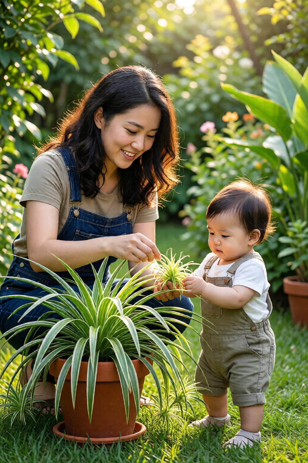 spider plant care and babies - professional guide and tips