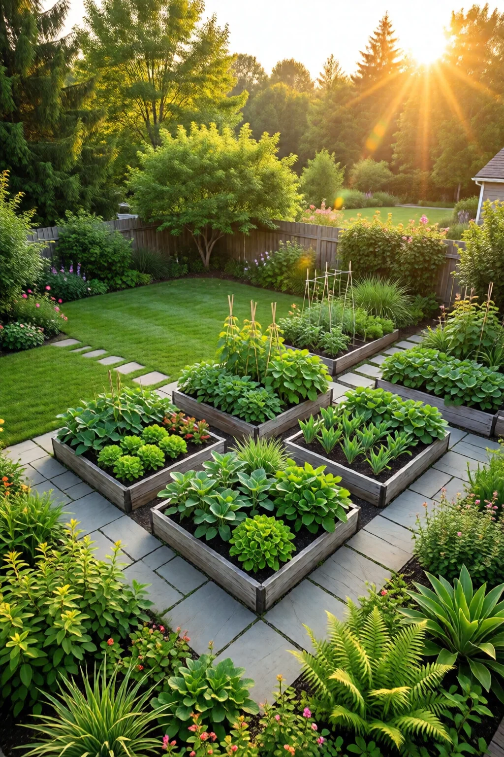 square foot gardening layout plans