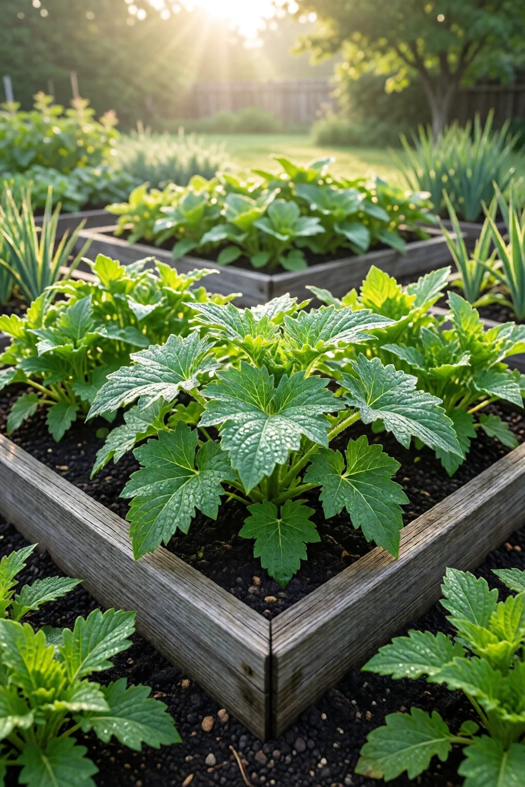 square foot gardening layout plans