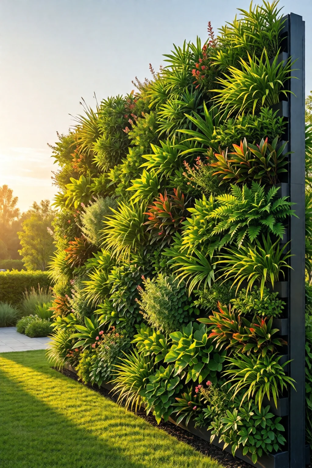 vertical garden wall ideas outdoor