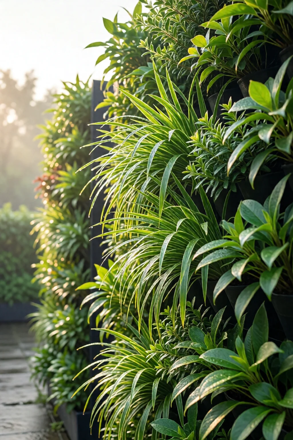 vertical garden wall ideas outdoor