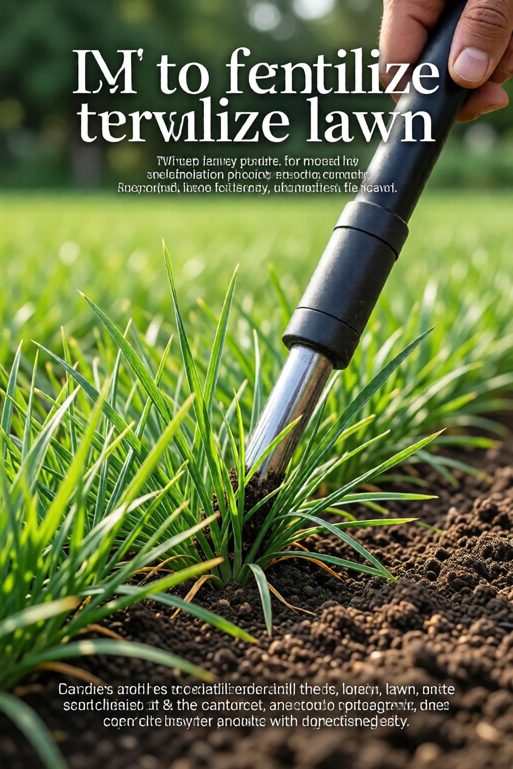 when and how to fertilize lawn